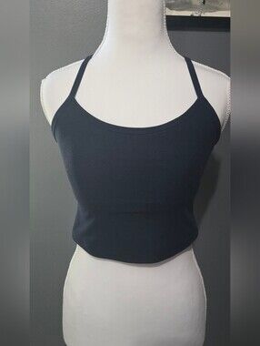 Beyond Yoga Spacedye Blue Slim Racerback Cropped Tank